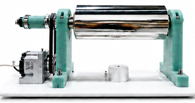 Collector heating and in-line UV curing
