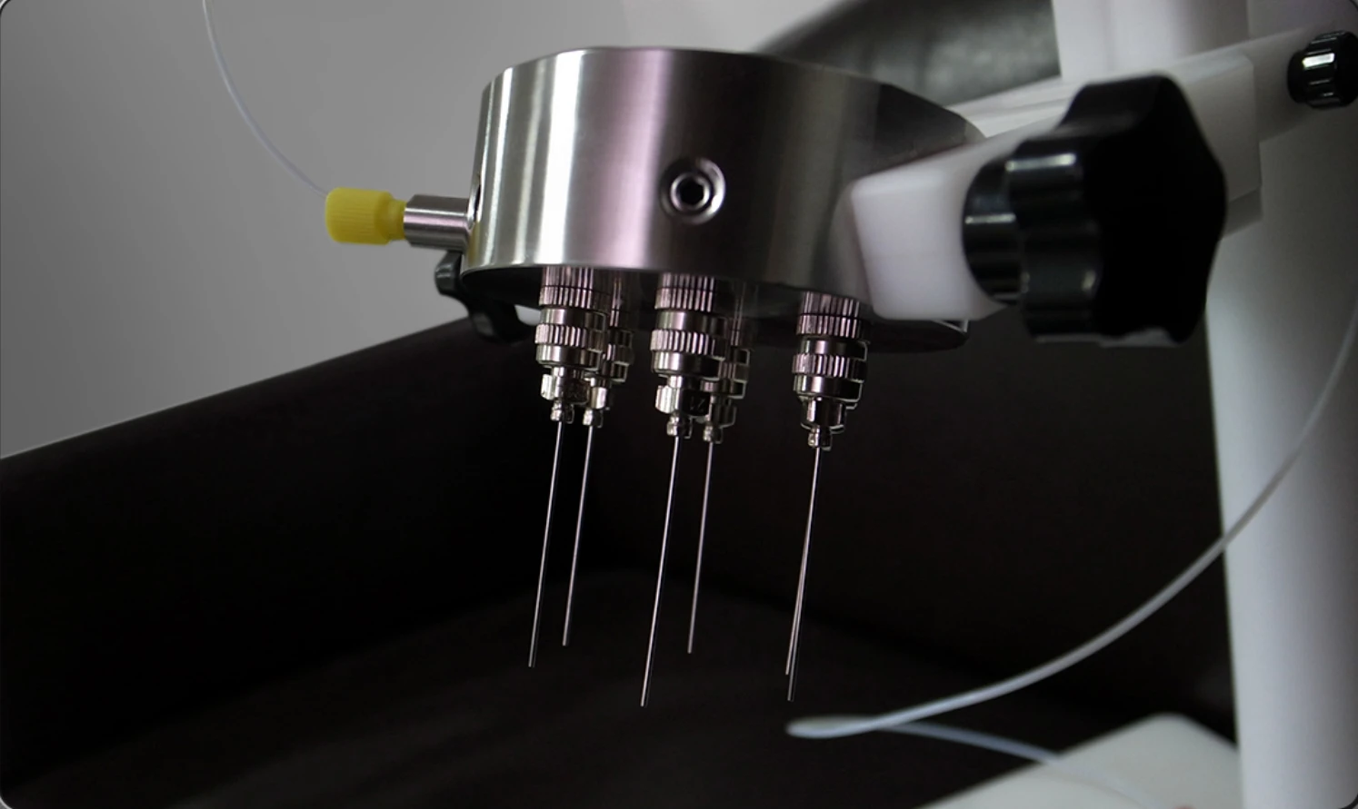 Multiple coaxial spinnerets