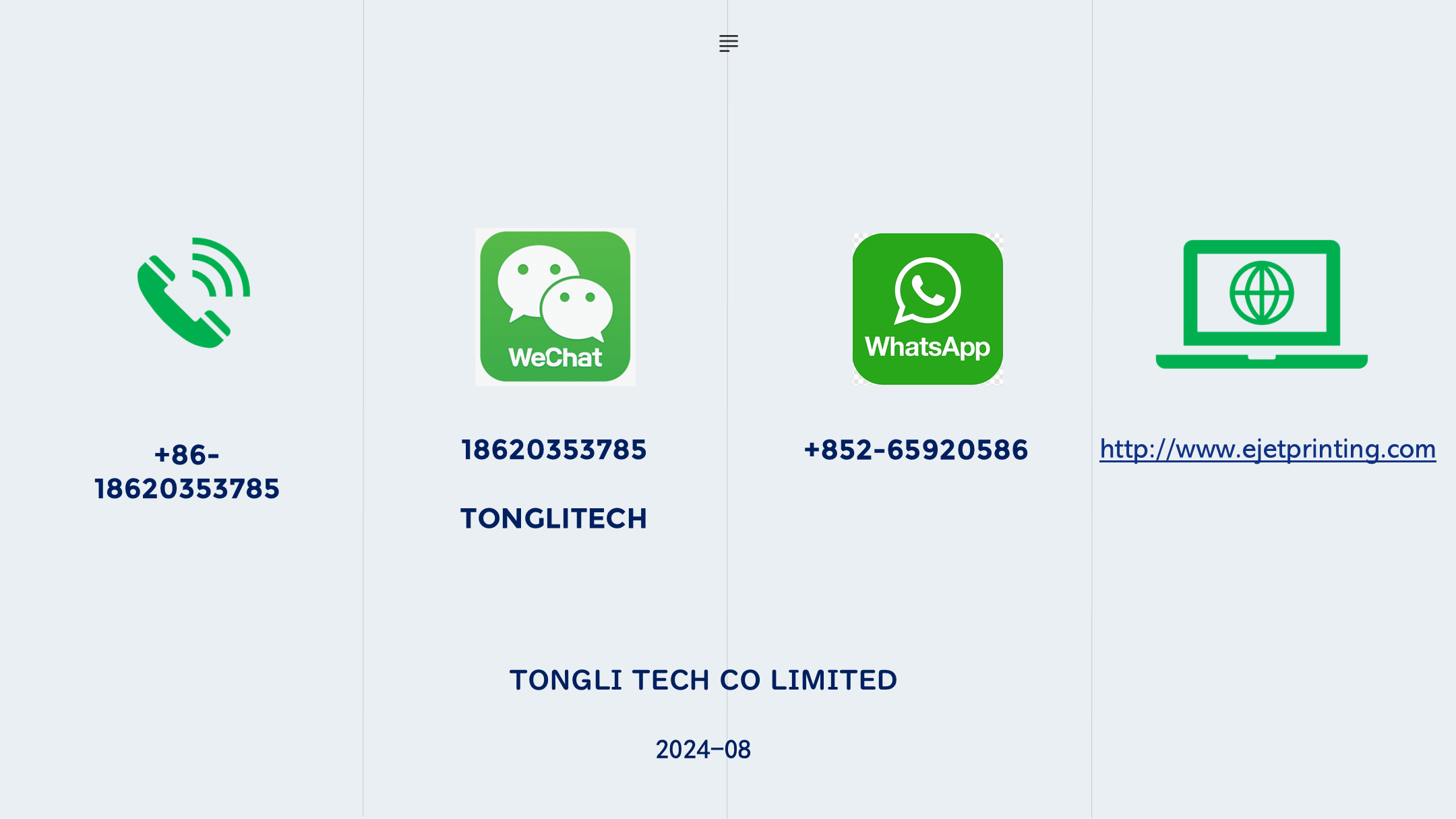 Referência do produto TONGLI